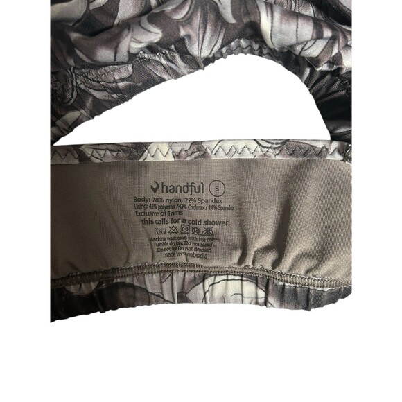 Handful Multicolored Black White Sports Bra Women’s Small - Picture 4 of 5